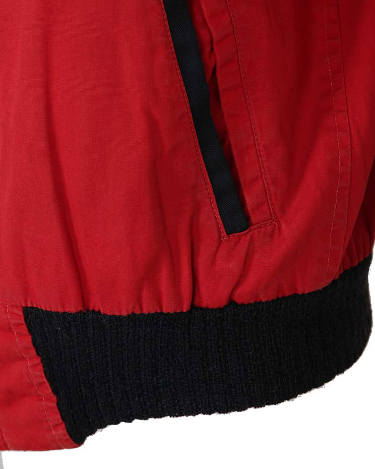 Vintage 1950's Red Cotton Avon Sportswear Bomber Jacket - S