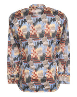 Rare 70s Unworn Deadstock Oleg Cassini Burma Disco Shirt - Style 12