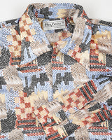 Rare 70s Unworn Deadstock Oleg Cassini Burma Disco Shirt - Style 12