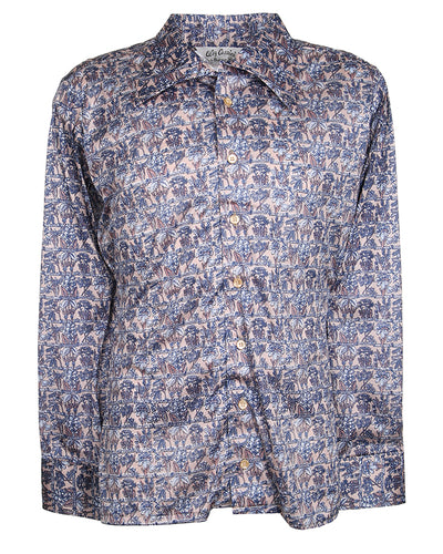Rare 70s Unworn Deadstock Oleg Cassini Burma Disco Shirt - Style 13