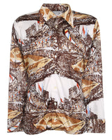 Rare 70s Unworn Deadstock Oleg Cassini Burma Disco Shirt - Style 21