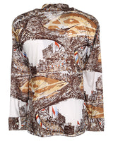 Rare 70s Unworn Deadstock Oleg Cassini Burma Disco Shirt - Style 21
