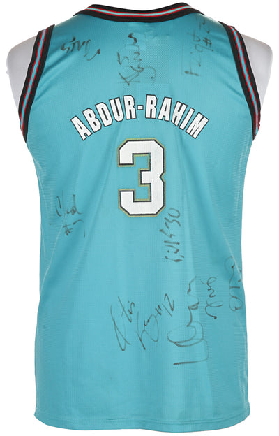 90s Green NBA x Champion Signed Vancouver Grizzlies Abdur-Rahim 3 Vest - XS/S