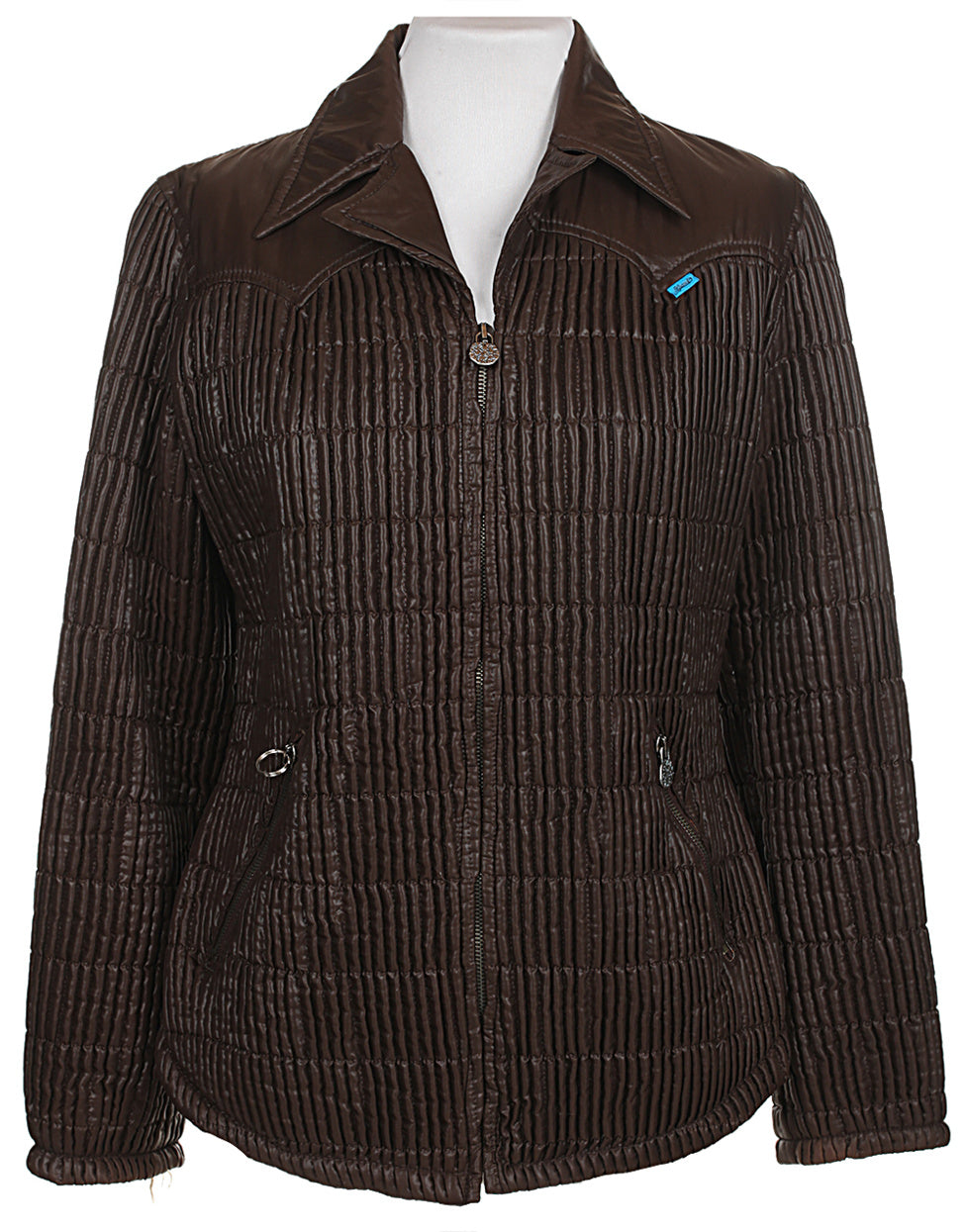 Christian Lacroix Pleated Brown Jacket - M