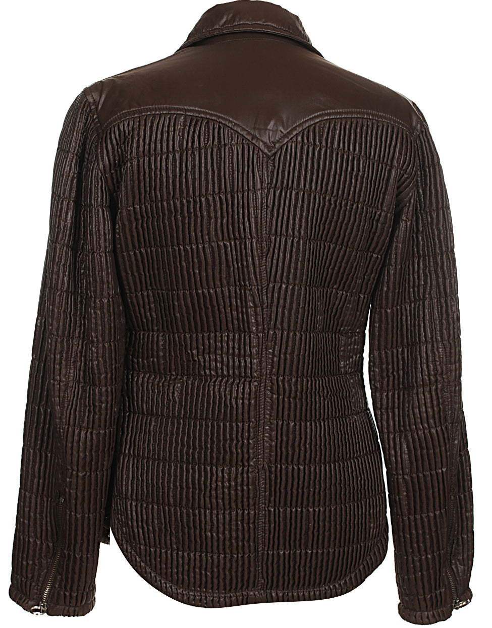 Christian Lacroix Pleated Brown Jacket - M