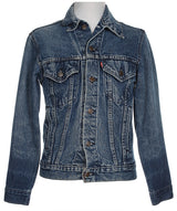 90s Levi's 70506 Mid Blue Faded Denim Jacket - XS/S