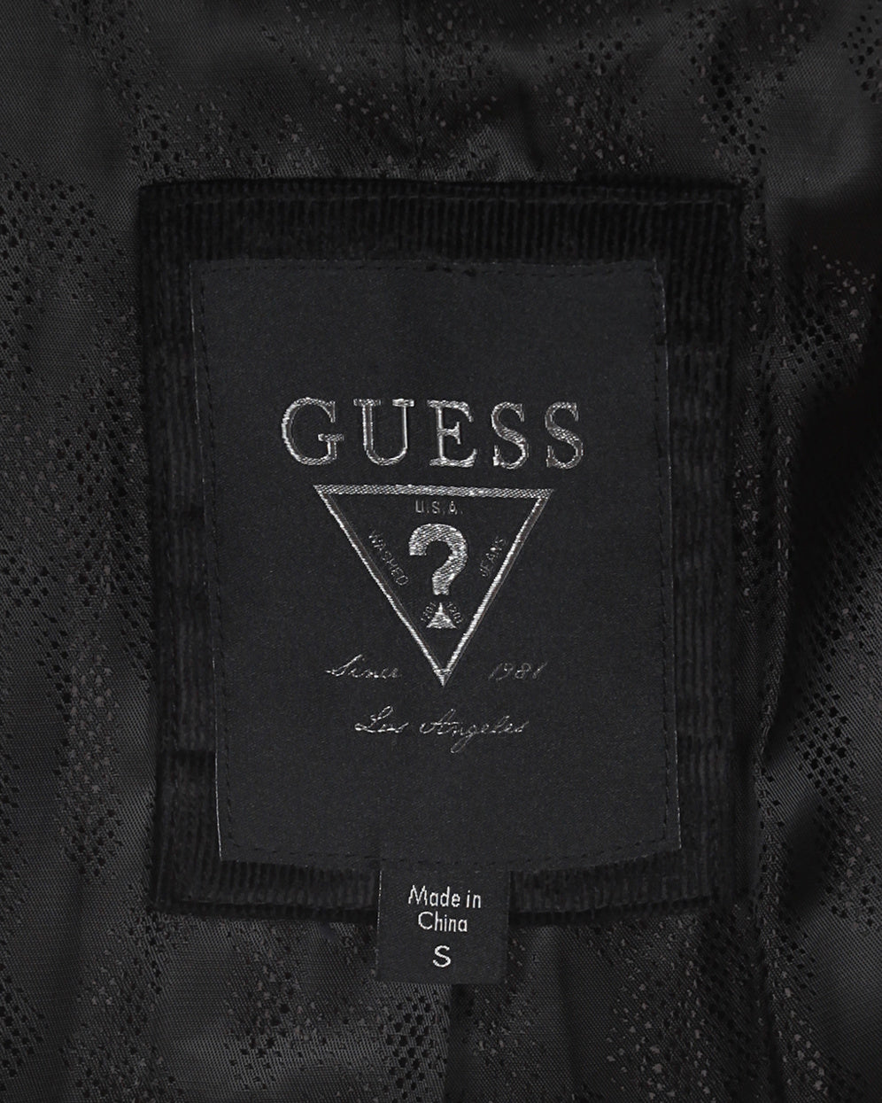 90s Guess Black Corduroy Jacket - S