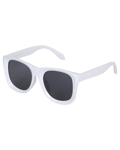 White Framed Glen Sunglasses