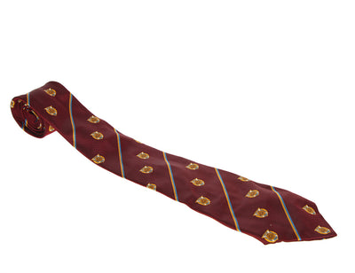 Burgundy Vintage Silk Tie