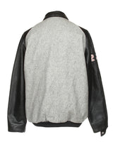Black &amp; Grey Varsity Jacket - XL