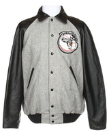 Black &amp; Grey Varsity Jacket - XL