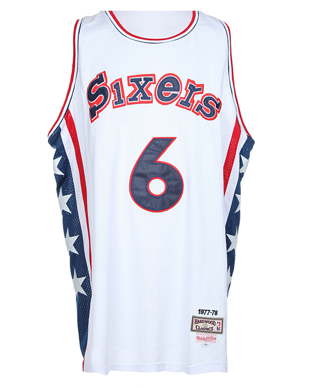 NBA Sixers White Harwood Classic Basketball Vest