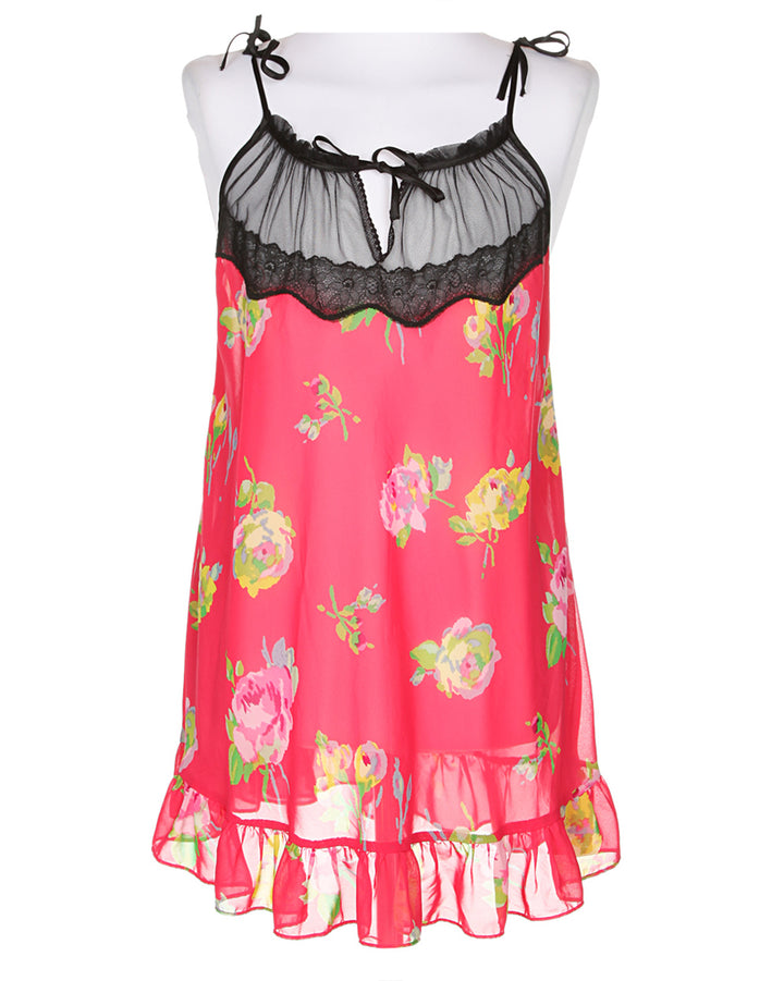 Betsey Johnson Pink Slip Dress - M