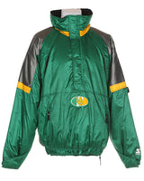 90s Padded Starter Oregon University Green Coach Jacket - L