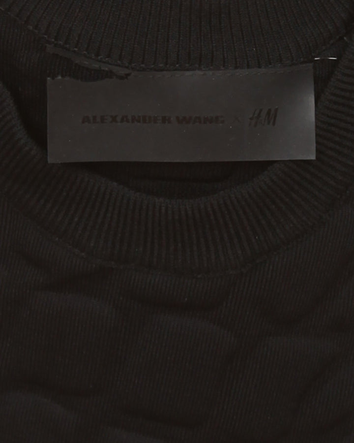 Alexander Wang x H&M Black Textured Sweatshirt - XS