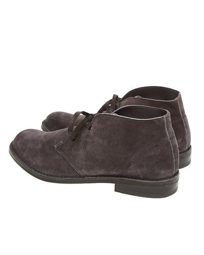 Bottega Veneta Grey Suede Flat Shoes - UK9.5