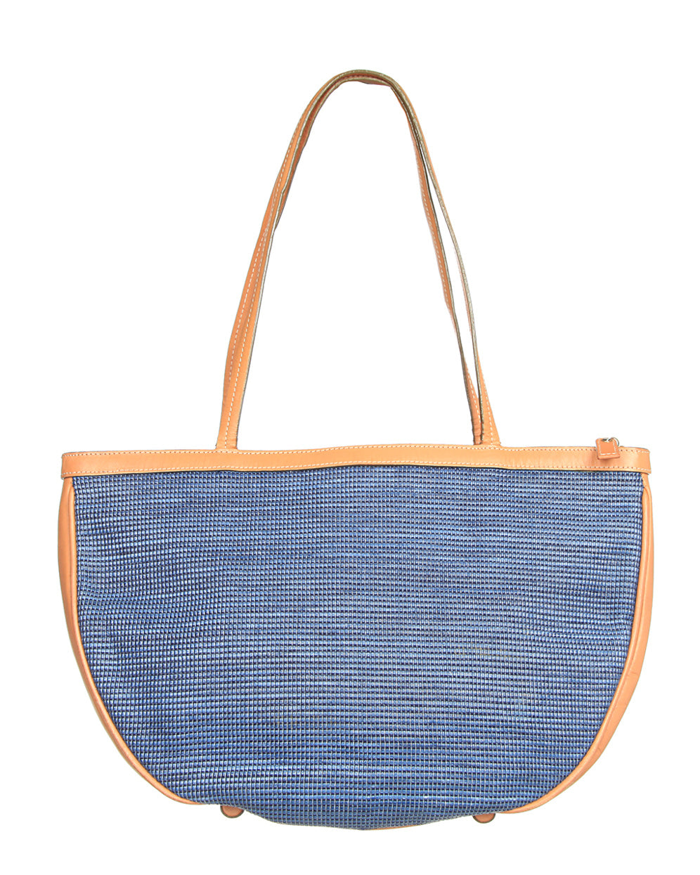 Tusk Blue & Tan Handheld Bag