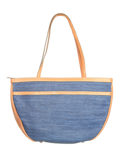 Tusk Blue & Tan Handheld Bag