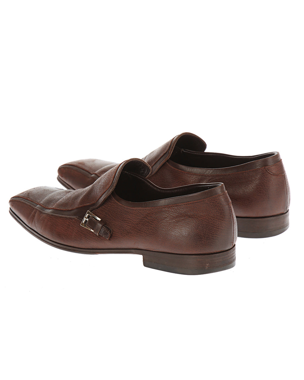 Prada Brown Leather Loafers - UK 6.5