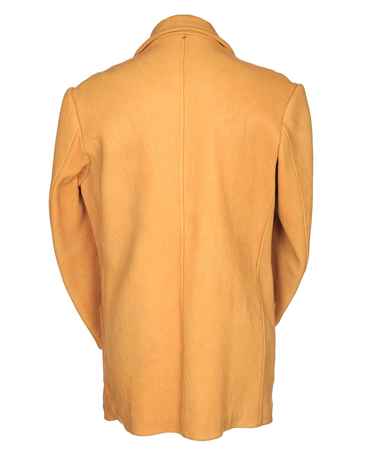 60s Tan Deer Skin Leather Jacket - L