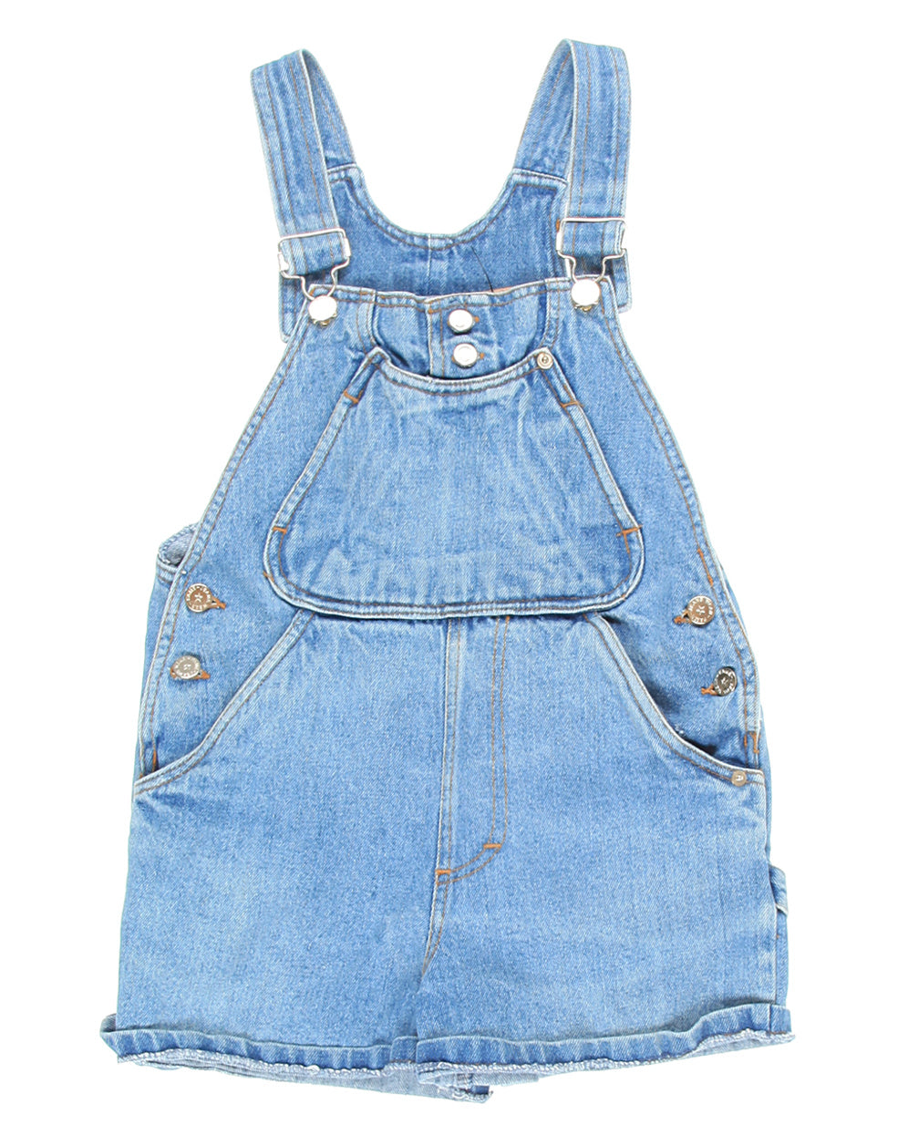 Children's Fame Wear Blue Denim Short Dungaree - W28