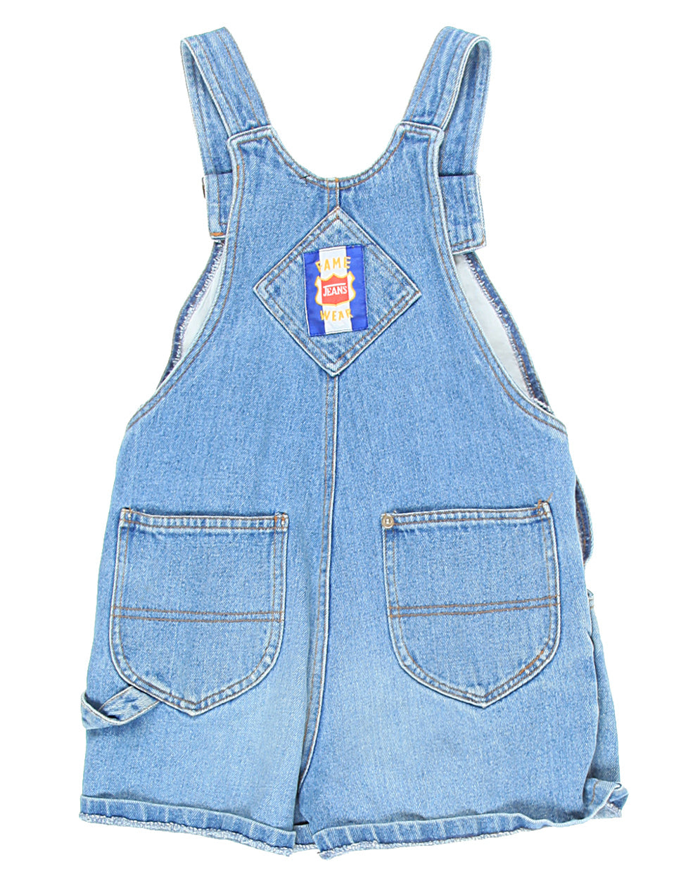 Children's Fame Wear Blue Denim Short Dungaree - W28