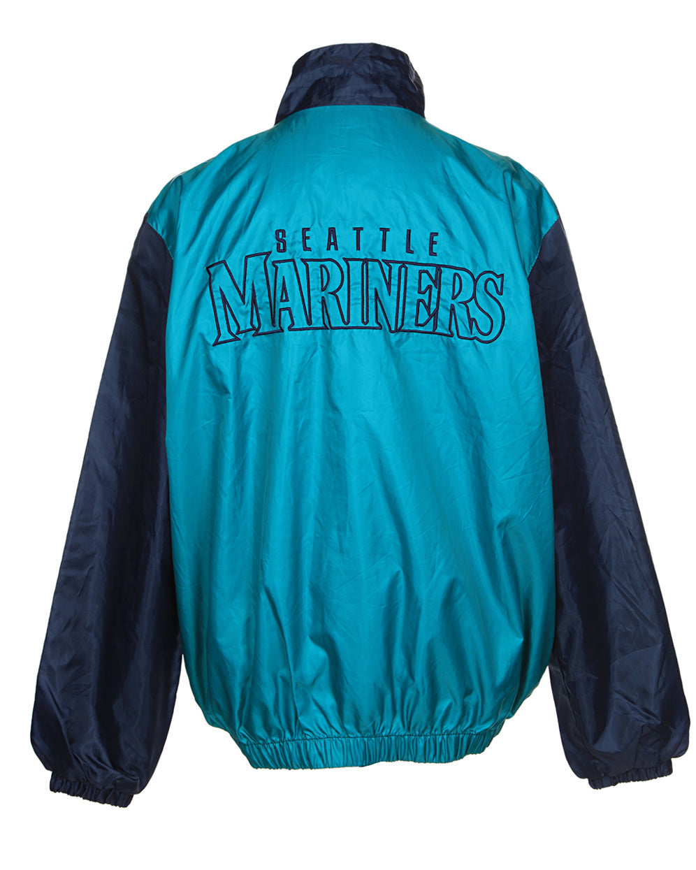 90s Seattle Mariners Navy & Blue Sports Jacket - L
