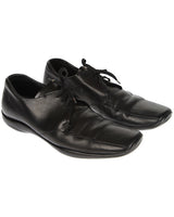 Prada Black Flat Loafers - UK 9