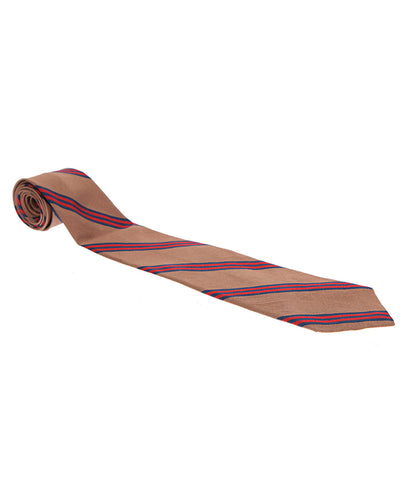 Liberty Brown Striped Silk Tie