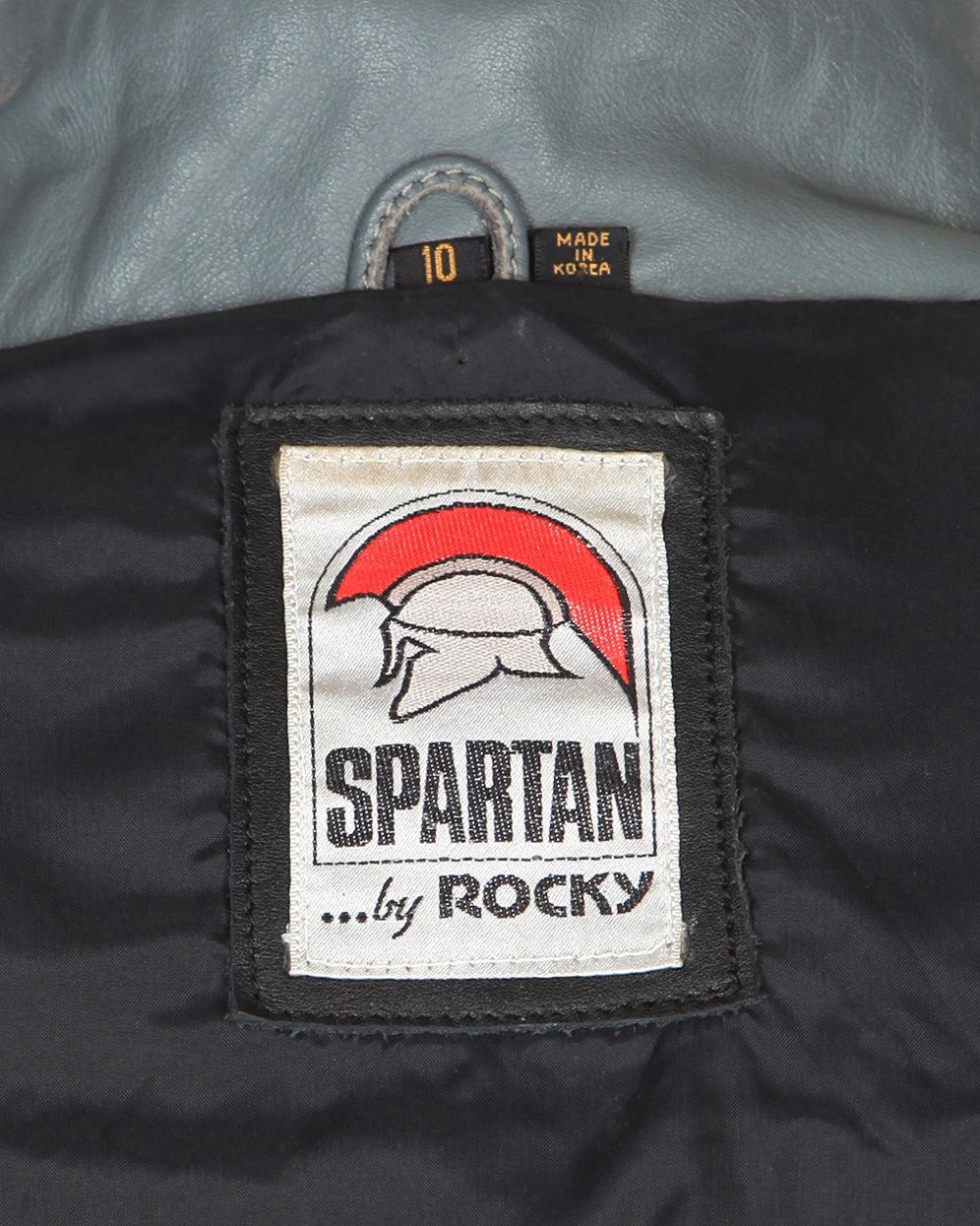 Black Leather Biker Jackets - S