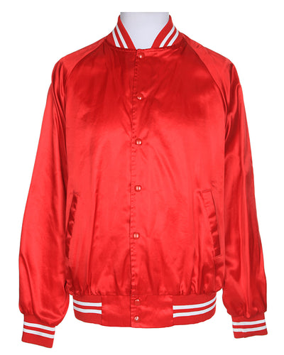 80s Red Coach Baseball Jacket - XL