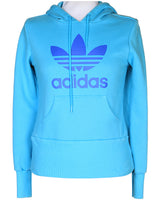 Children's Adidas Blue Logo Hoodie - S