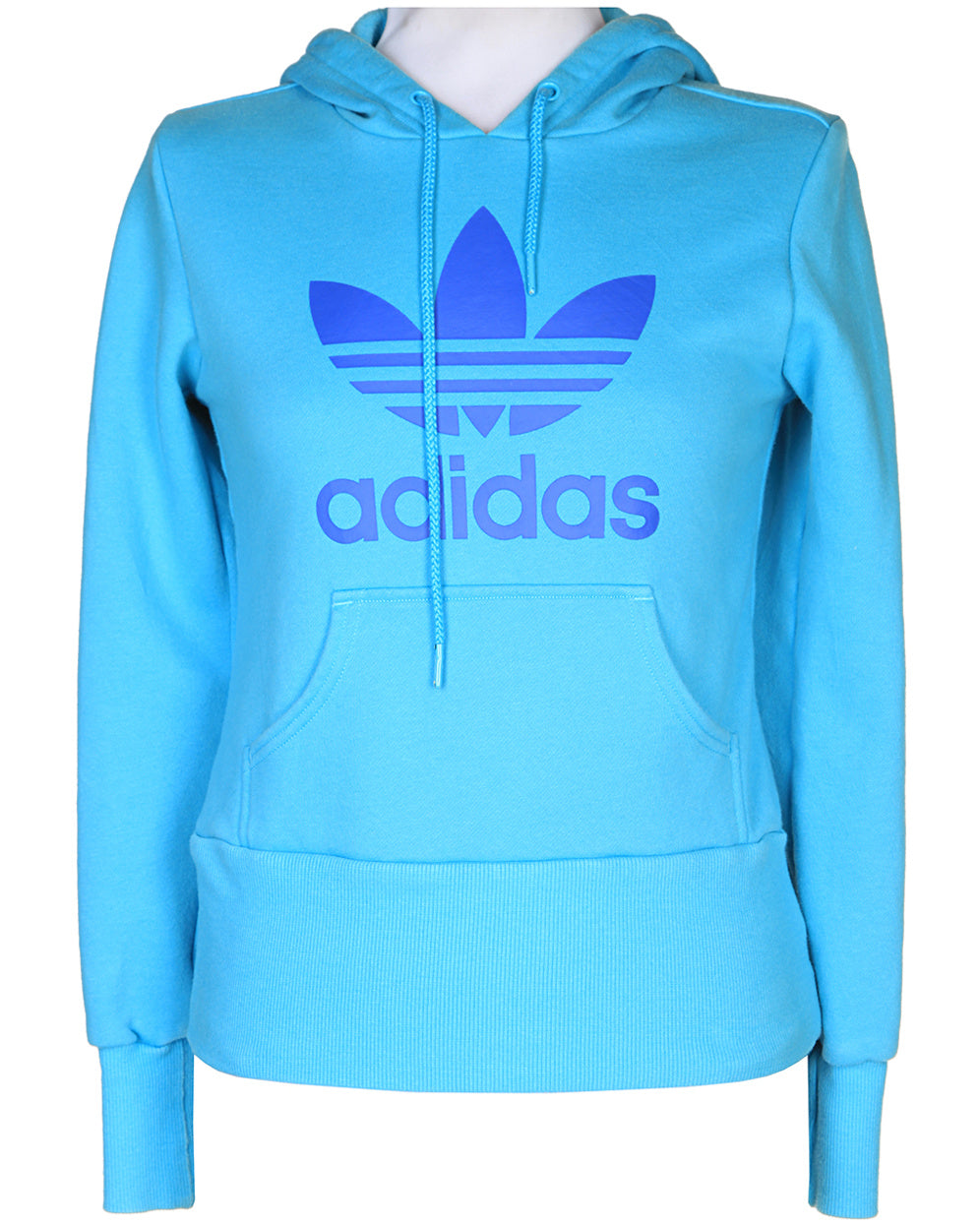 Children's Adidas Blue Logo Hoodie - S