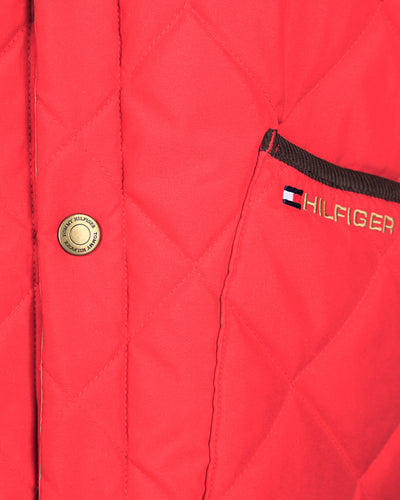 Tommy Hilfiger Reversible Red Quilted Jacket    XL