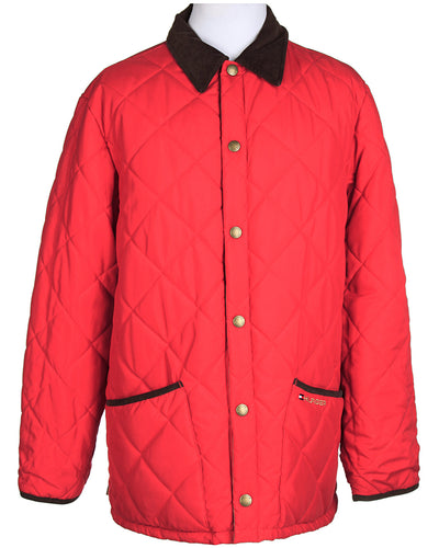 Tommy Hilfiger Reversible Red Quilted Jacket    XL