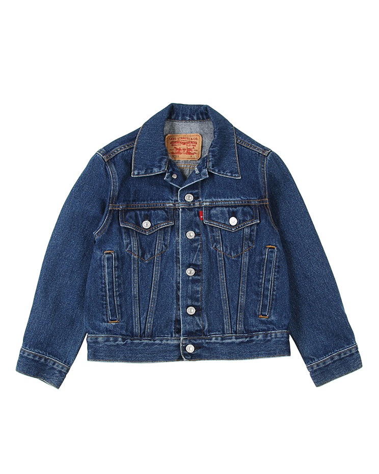 Children's Vintage Levi's Dark Blue Jean Jacket - C32