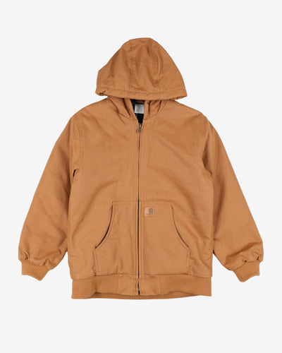 Vintage Carhartt children's hooded workwear jacket - L (youth)