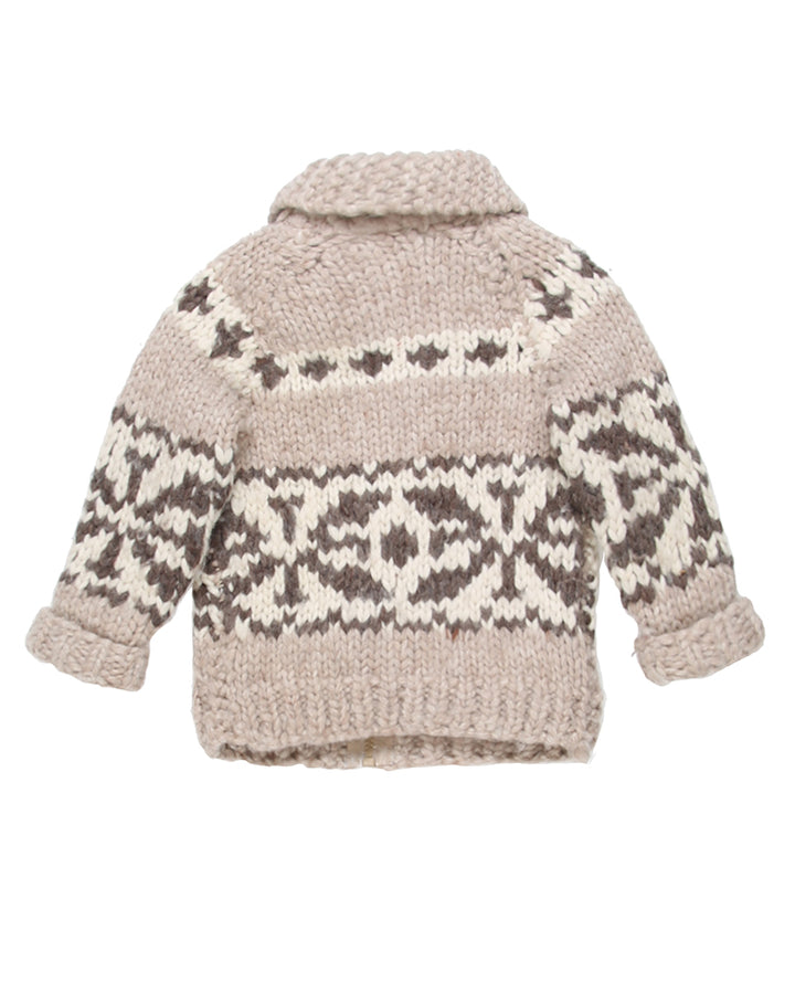 Children's Vintage 70s Chunky Hand knit Cardigan