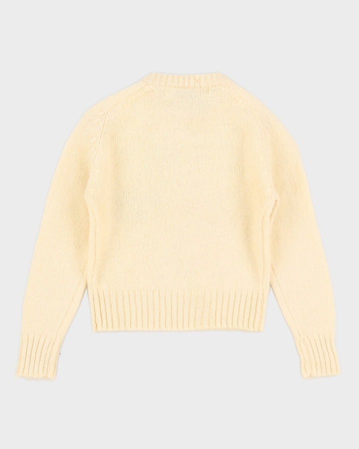 Deadstock 1980s The Bay Cream Wool Knitted Jumper