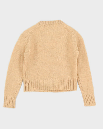 Deadstock 1980s The Bay Beige Wool Knitted Jumper