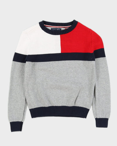 Tommy Hilfiger Grey Knitted Jumper