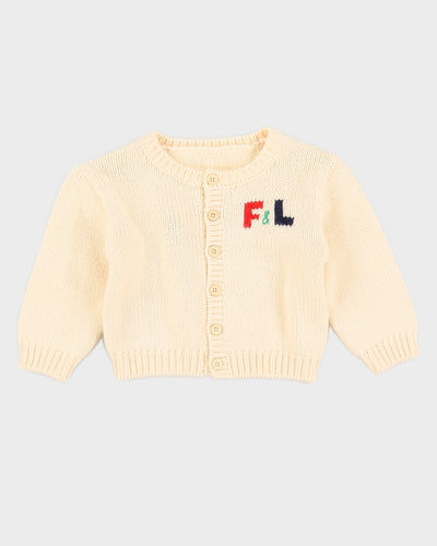 Cream Knitted Cardigan
