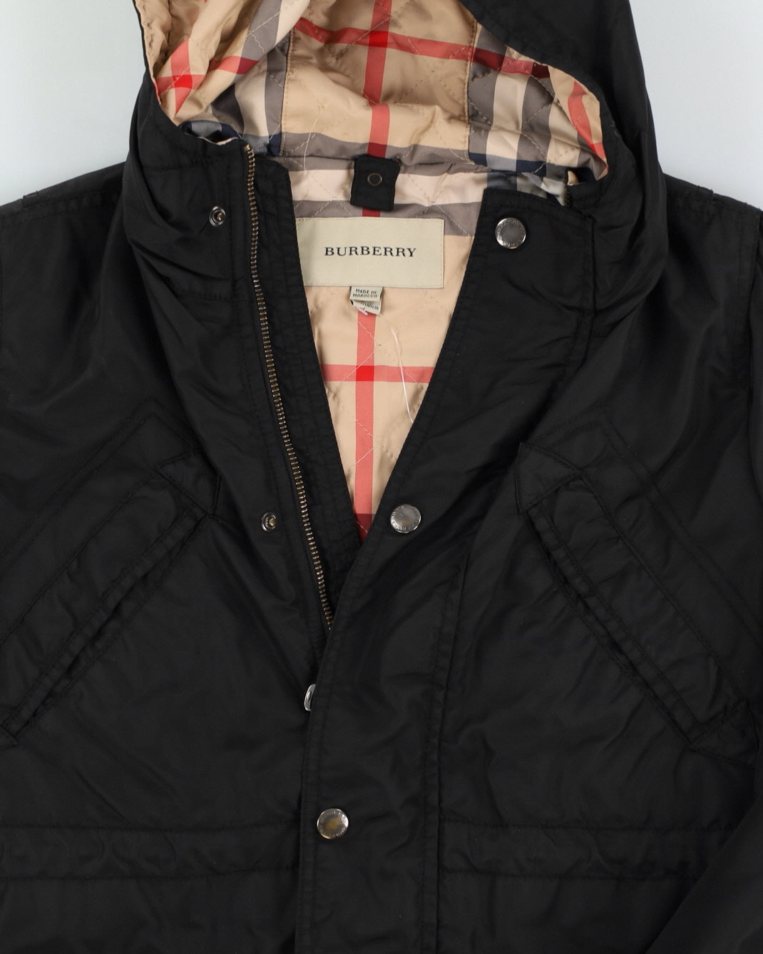 Burberry Black Hooded Jacket