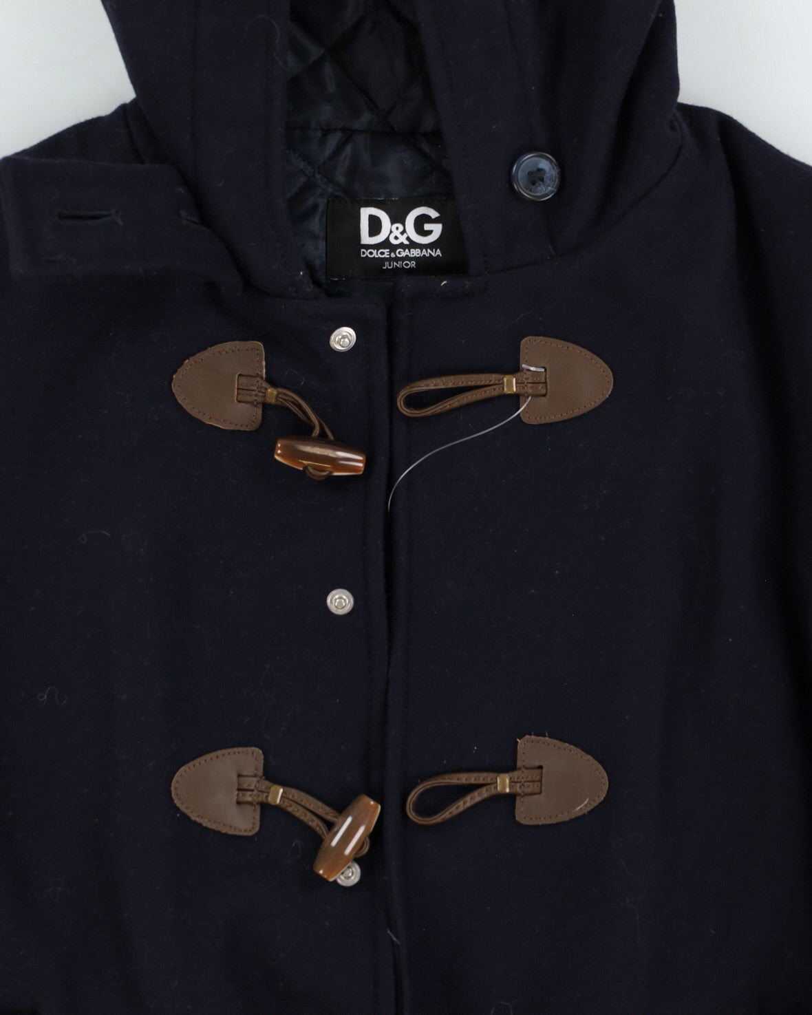 D&G Dolce and Gabbana Junior Navy Blue Jacket