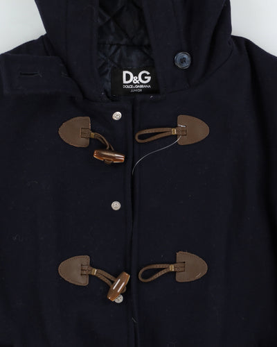 D&G Dolce and Gabbana Junior Navy Blue Jacket