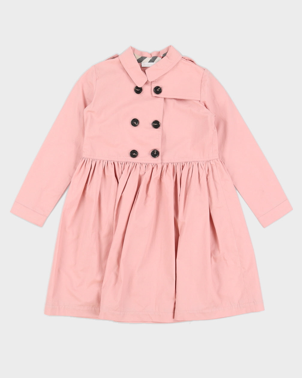 Burberry Pink Double Breasted Dress Jacket