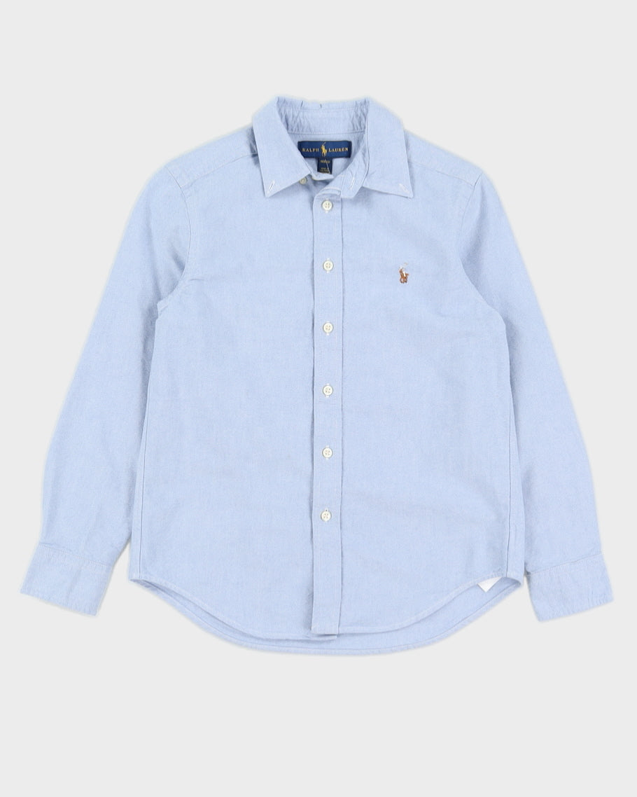 Vintage Kid's Blue Ralph Lauren Collared Shirt