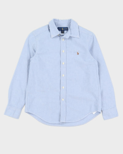 Vintage Kid's Blue Ralph Lauren Collared Shirt