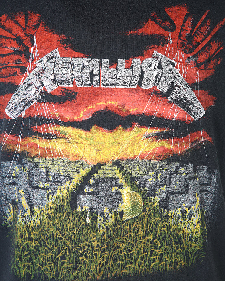 Original 80s 'Metallica 'Master Of Puppets' T Shirt - M