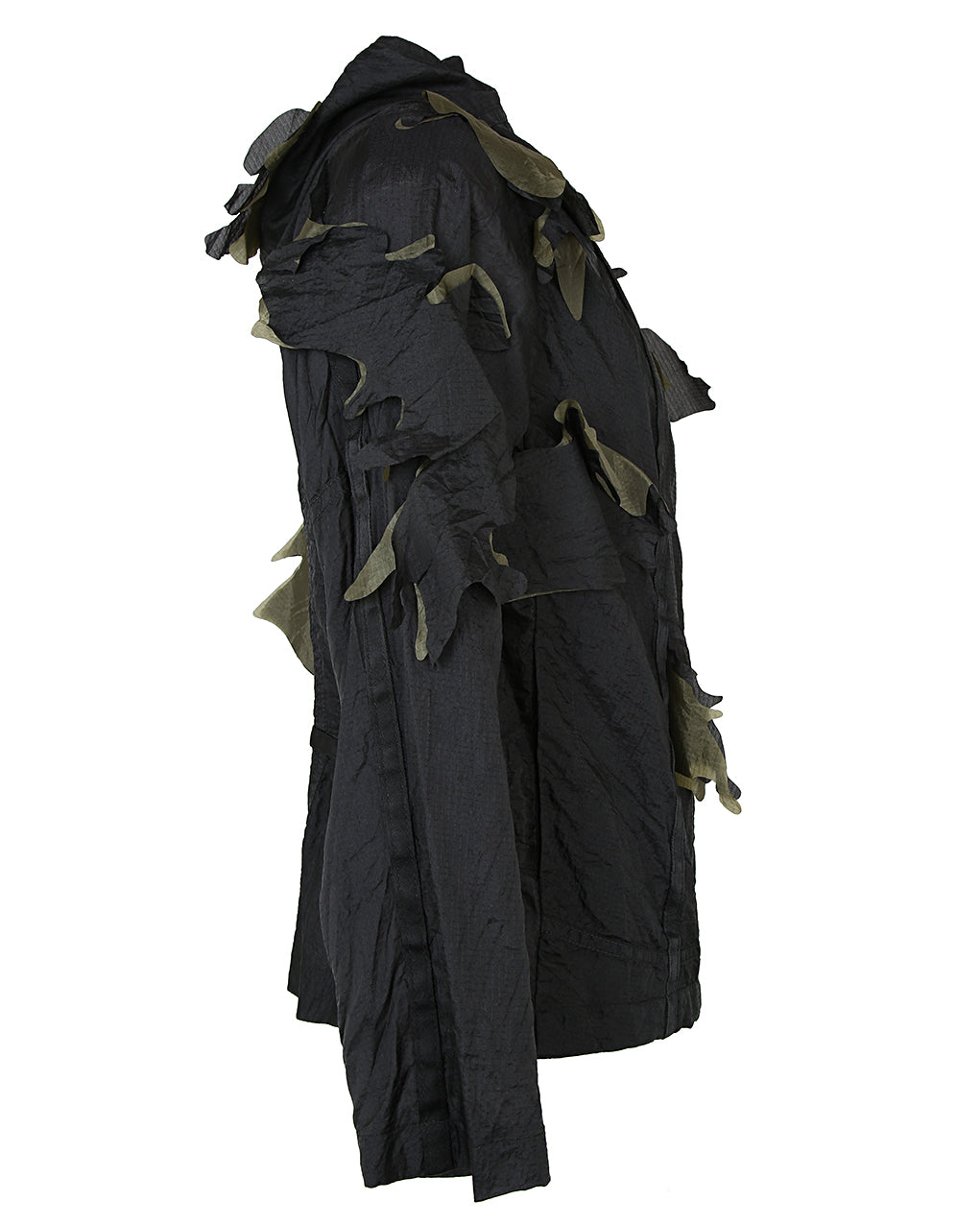 Christopher Raeburn Remade Black Parachute Camouflage Anorak Jacket - S
